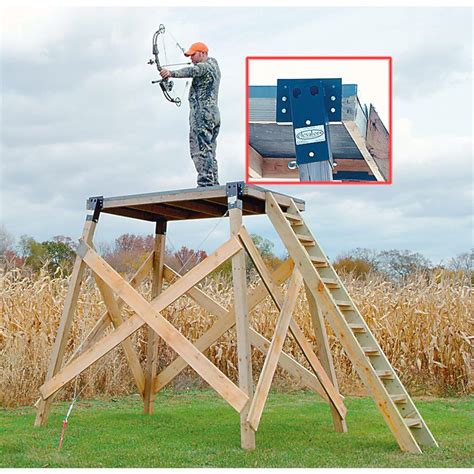 elevated tree stand platform brackets